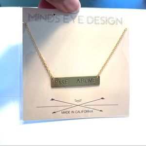 RISE ABOVE GOLD NECKLACE